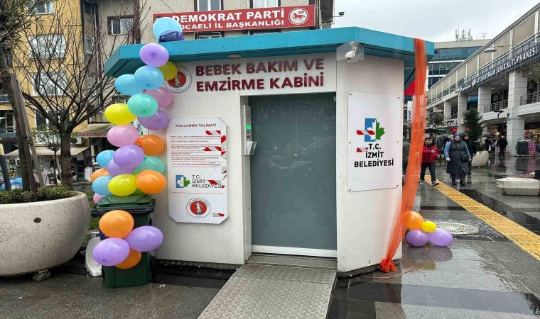 Emzirme ve bebek bakım kabini hizmete açıldı