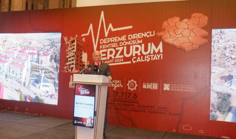 Erzurumda deprem gerçeği ve kentsel dönüşüm zirvesi