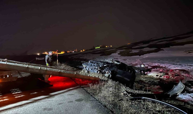 Erzurumda trafik kazası; 4 yaralı