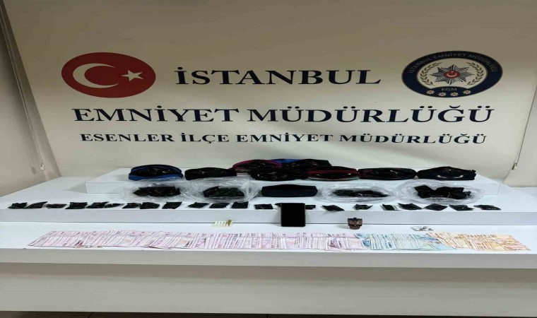 Esenlerde kalem kutularından uyuşturucu çıktı: 1 gözaltı