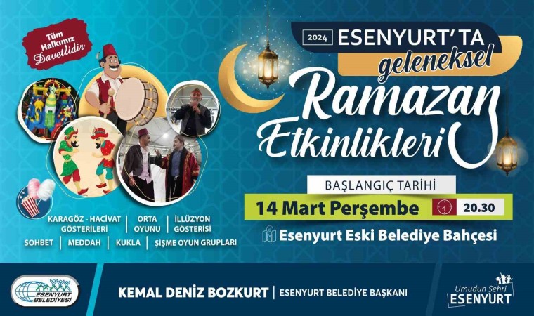 Esenyurtta geleneksel Ramazan etkinlikleri başlıyor