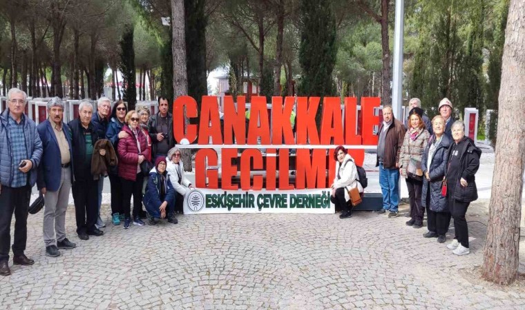 Eskişehir Çevre Koruma ve Geliştirme Derneği, Çanakkaleye gezi düzenledi