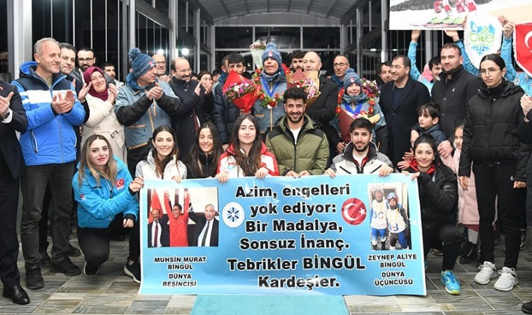 ETÜnün gururu Bingül kardeşler için karşılama töreni düzenlendi