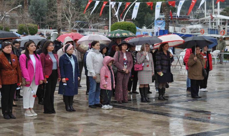 Fethiyede 8 Mart Dünya Kadınlar Günü törenle kutlandı