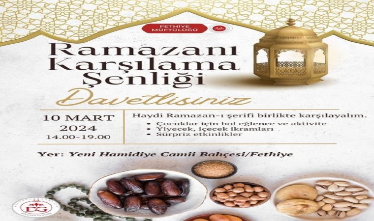 Fethiyede müftülükten Ramazan karşılama etkinliği