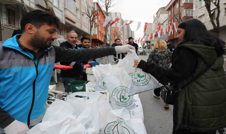 Gaziosmanpaşa Belediyesinden iftar sofralarına balık ikramı