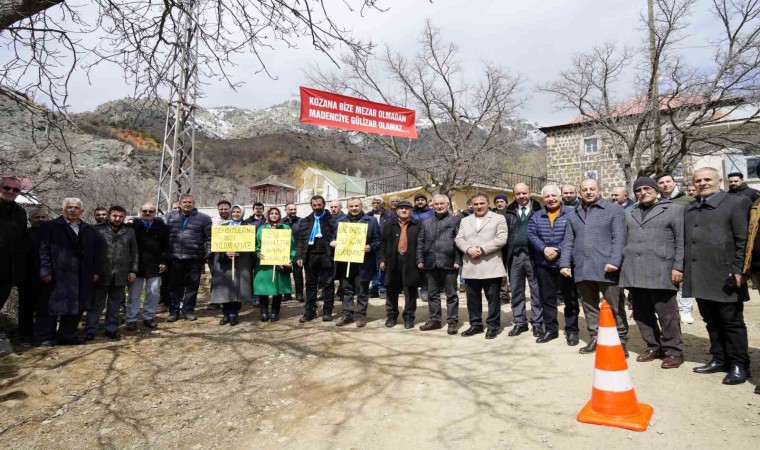 Gümüşhanede iktidar ve muhalefet Yeşilyurt köyü sakinlerinin maden mücadelesi için birleşti