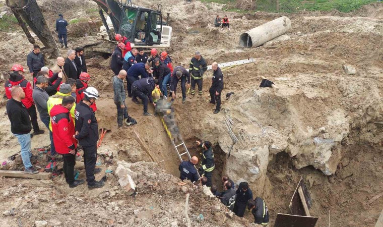 Hızlı tren çalışmasında göçük altında kalan 2 işçi hayatını kaybetti