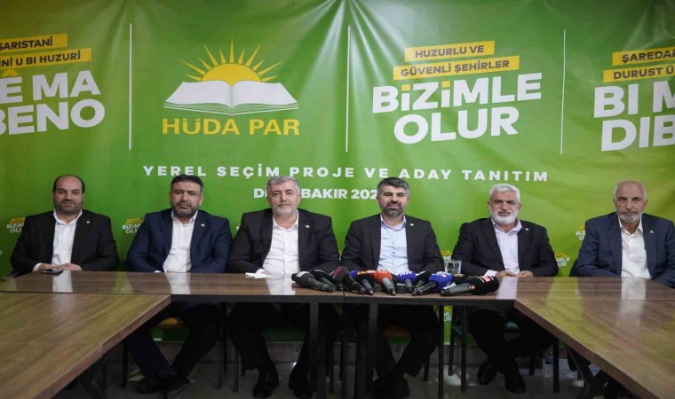 HÜDA-PAR Diyarbakır Büyükşehir Belediye Başkan Adayı Dinç projelerini ve vizyonunu basınla paylaştı