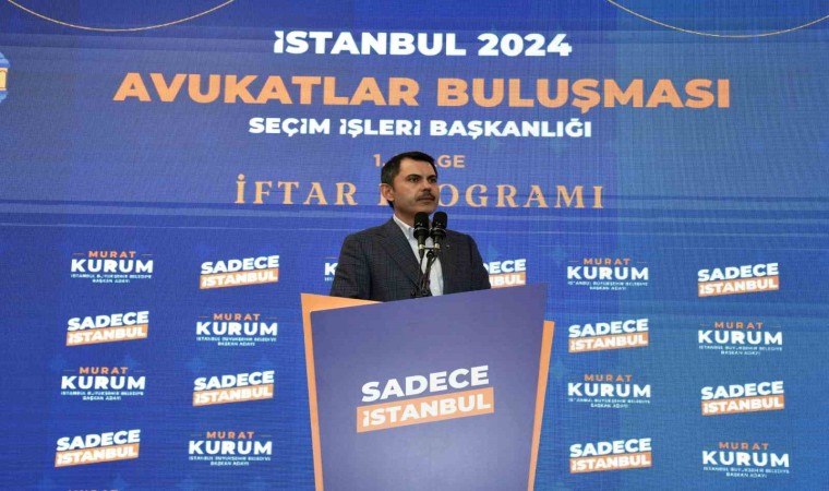 İBB Başkan Adayı Kurum: Ofisini kuracak olan genç avukat kardeşlerimize 100 bin TL destek vereceğiz