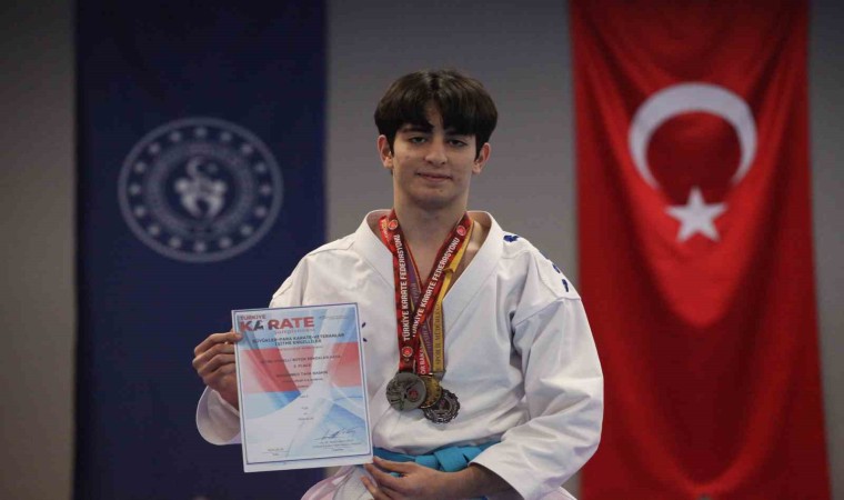 İşitme engelli 16 yaşındaki Muhammet Taha Baskının hedefi olimpiyatlar