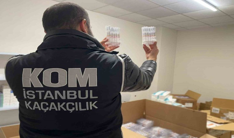 İstanbulda kaçak ilaç operasyonu: 328 bin ilaç ele geçirildi