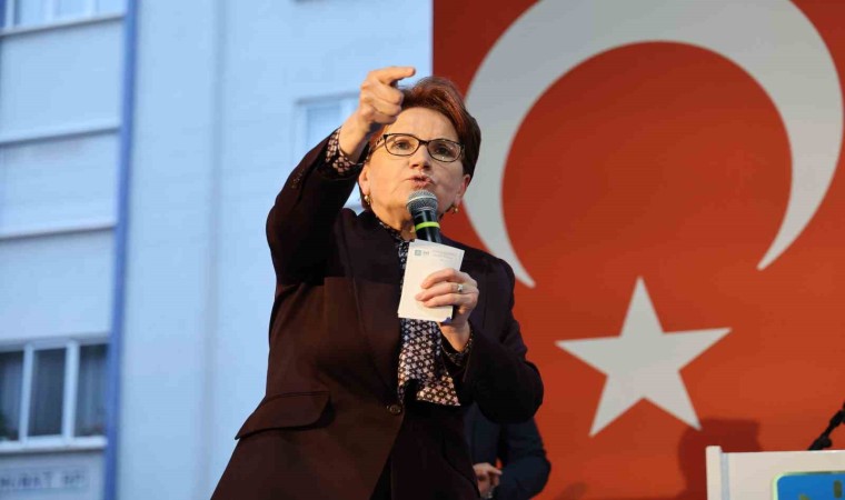 İYİ Parti Genel Başkanı Akşener Aksarayda destek istedi