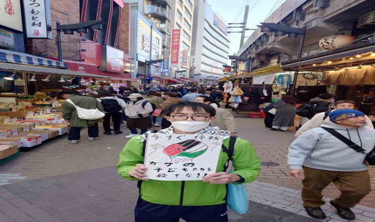 Japon muhasebeciden sessiz İsrail protestosu