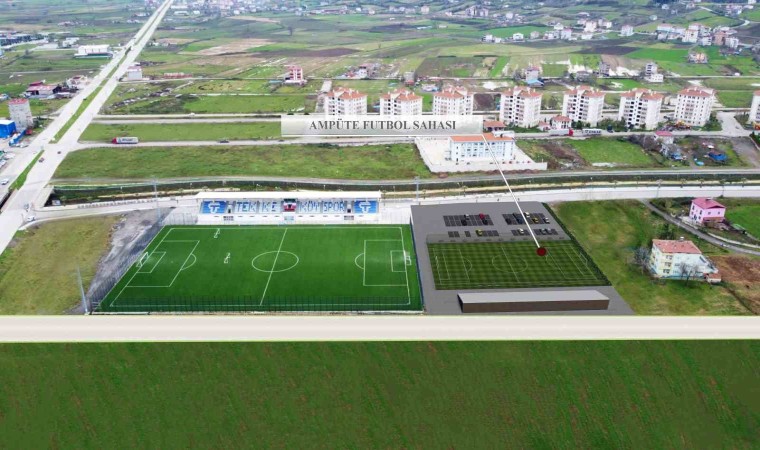 Karadenizin ilk ampute futbol sahası Tekkeköye yapılacak