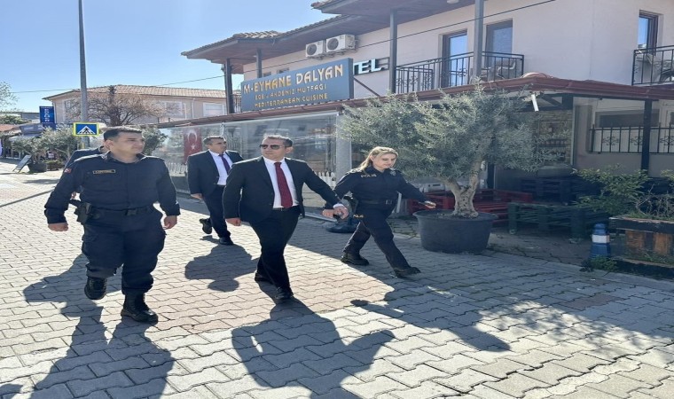 Kaymakam Aktaş, Dalyanda yapılan çalışmaları yerinde inceledi