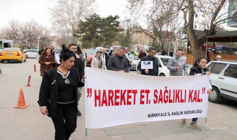 Kırıkkalede bu iki hastalığa dikkat çekmek için yürüdüler