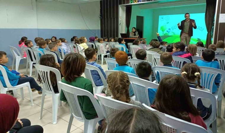 Kütahyada minik öğrencilere su tasarrufu anlatıldı