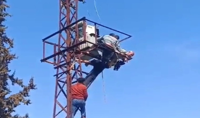 Mardinde elektrik akımına kapılan kişi ağır yaralandı