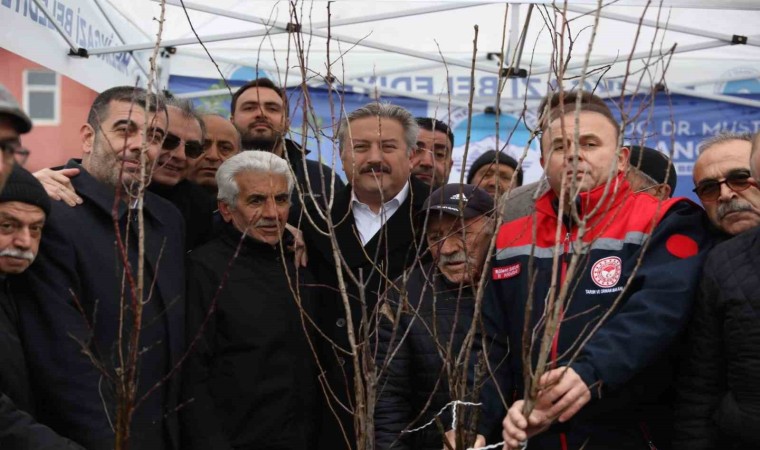 Melikgazide 535 bin metrekare meyve bahçesi olacak