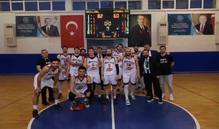 Nazilli Belediyespor Erkek Basketbol Takımı önde başladı