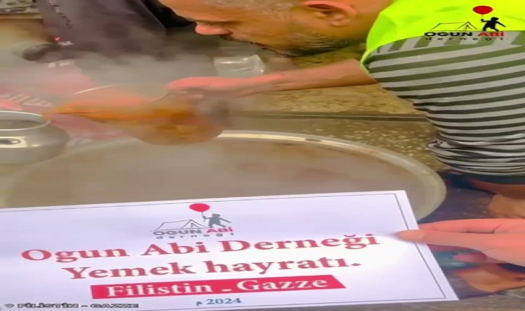 Ogün Abi Derneğinden Filistine yardım