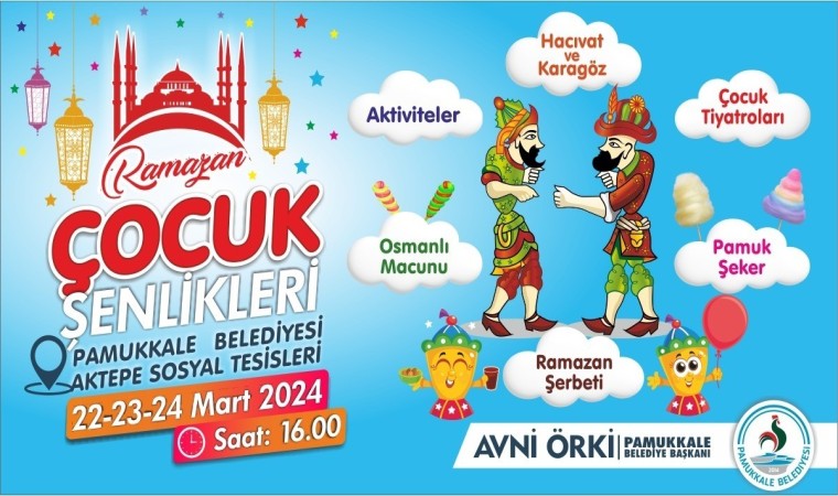 Pamukkalede Ramazan Çocuk Şenliği başlıyor