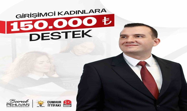 Pehlivandan kadınlara 150 bin lira hibe desteği