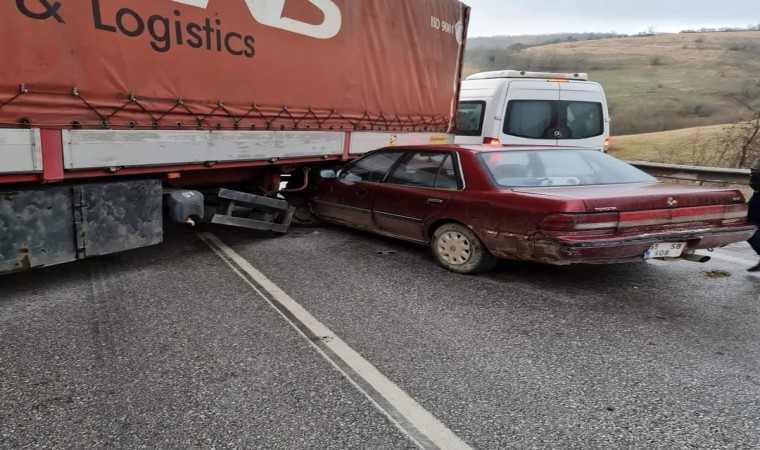 Samsunda zincirleme trafik kazası: 1 yaralı