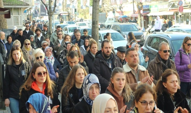 Sarıyerde vatandaşlar Oğuz Murat Aci için yürüdü