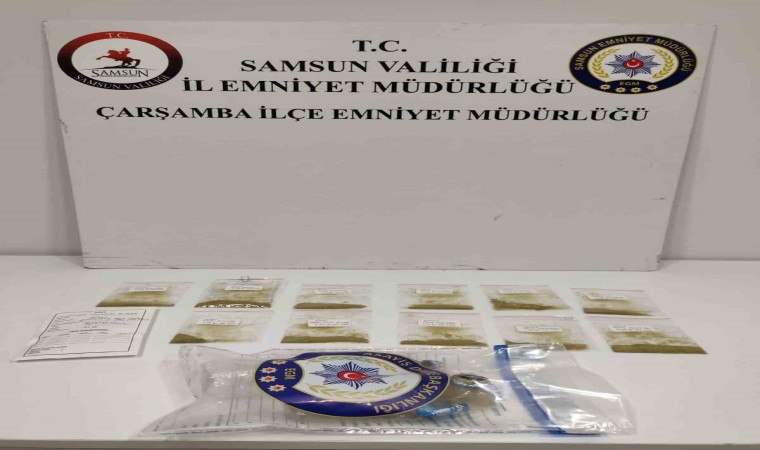 Şüpheli araçta 11 paket uyuşturucu ele geçirildi: 2 gözaltı