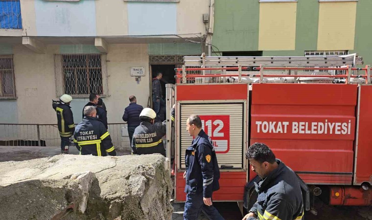 Tokatta elektrikli bisiklet yangına neden oldu