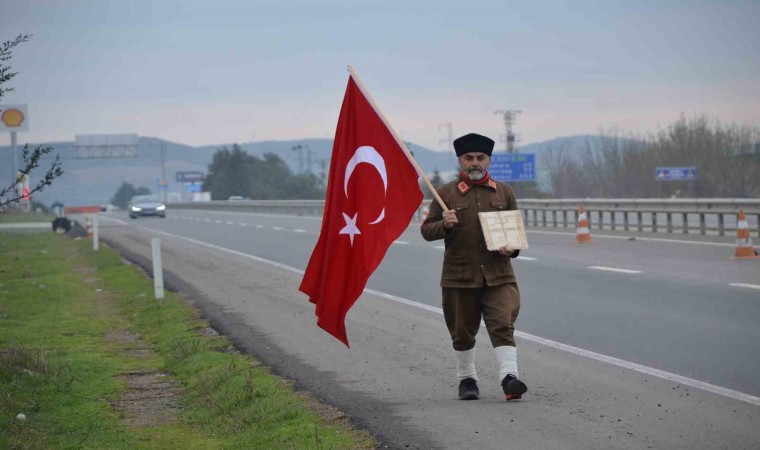 Torundan Dedeye Vefa Yürüyüşü Keşana ulaştı