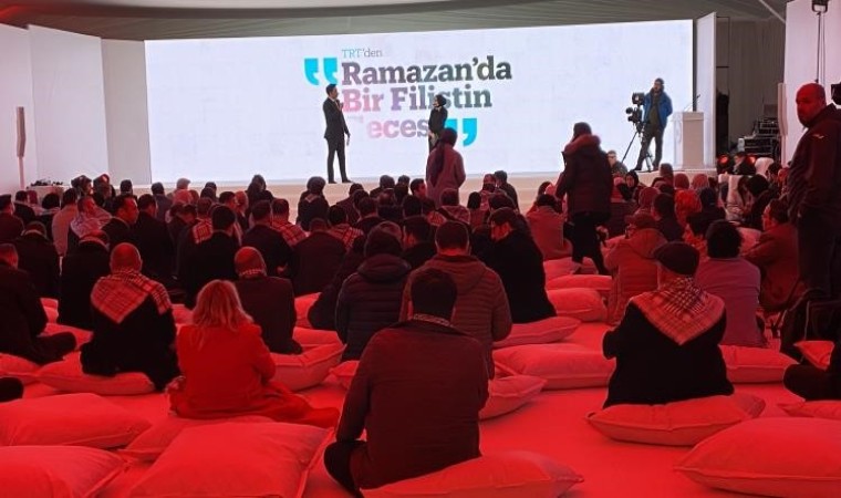 TRTnin Ramazanda Bir Filistin Gecesi etkinliğinin ilki düzenlendi