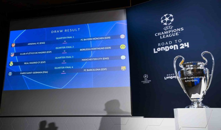 UEFA Şampiyonlar Liginde çeyrek final ve yarı final eşleşmeleri belli oldu