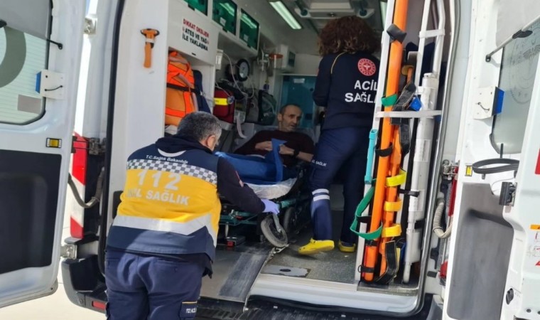 Vanda ambulans helikopter göğüs ağrısı olan hasta için havalandı