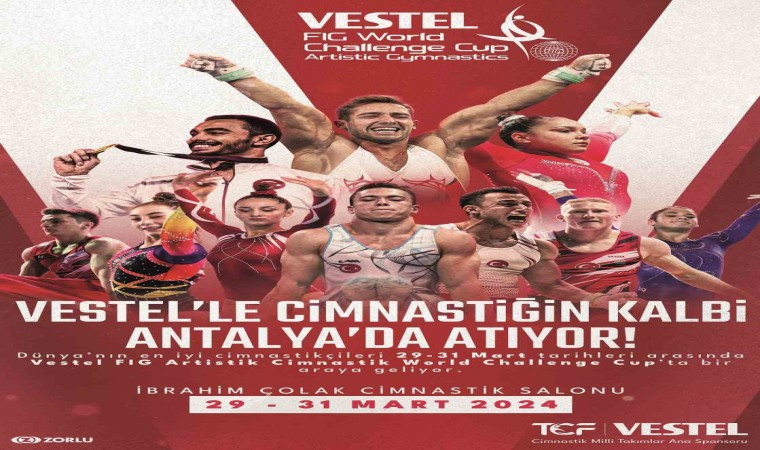 Vestel, FIG Artistic Gymnastics World Challenge Cupın isim sponsoru oldu