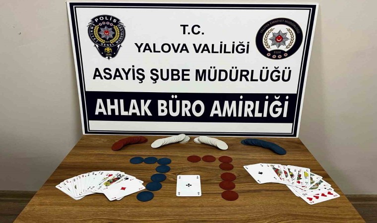 Yalovada 19 kişiye 122 bin lira kumar cezası