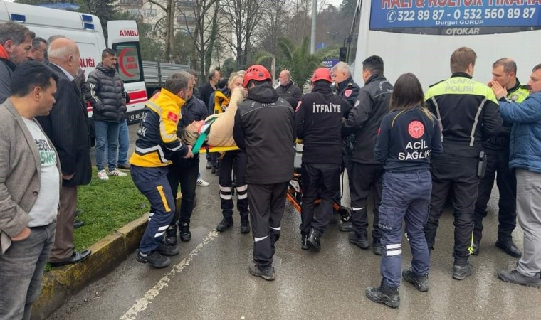 Zonguldakta trafik kazası; 1 yaralı