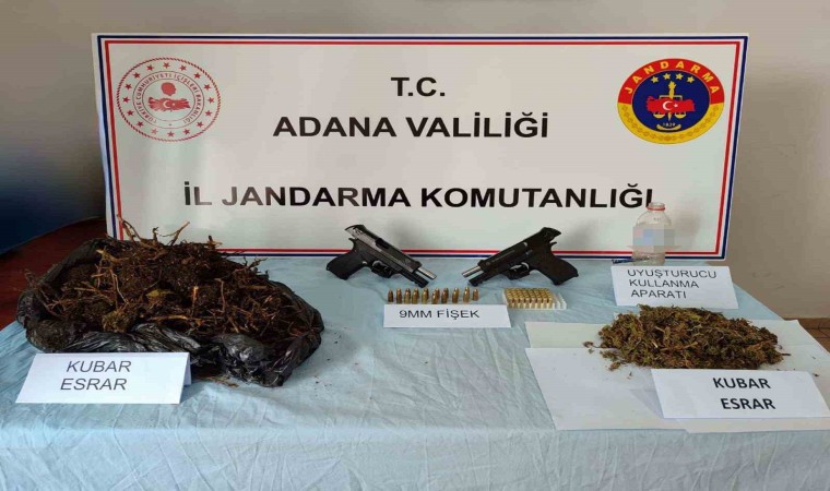 Adanada 2 kilo 600 gram esrar ele geçirildi