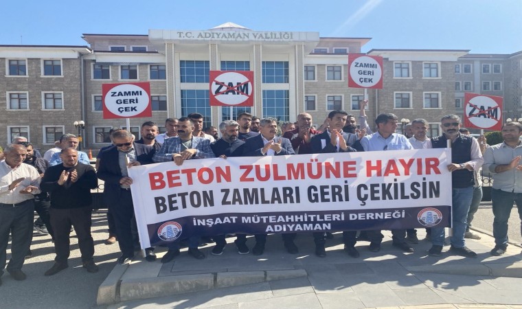 Adıyamanda hazır beton fiyatlarına tepki