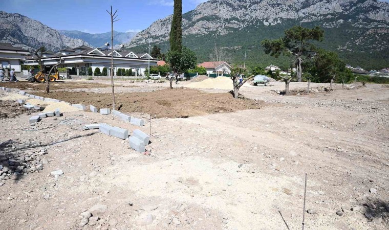 Arslanbucak Mahallesinde yeni park yapımına başladı