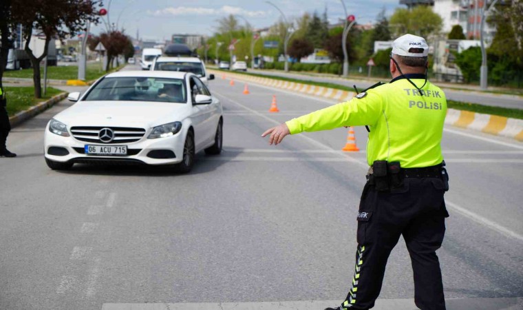 Bayram öncesi dron destekli trafik denetimi