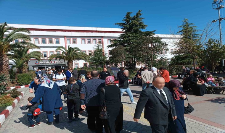 Bayram tatili sonrası hastaneler doldu taştı