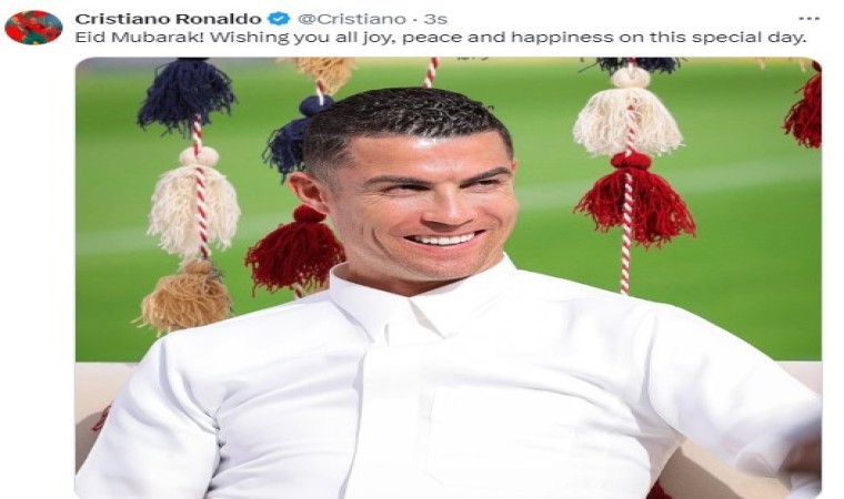 Cristiano Ronaldodan Ramazan Bayramı mesajı