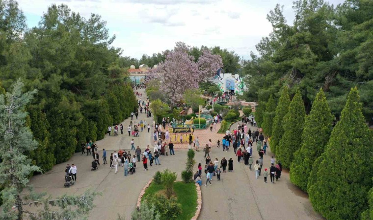 Gaziantep Doğal Yaşam Parkına bayramda ziyaretçi akını