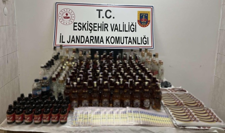 Jandarma ekiplerinden kaçak alkol operasyonu