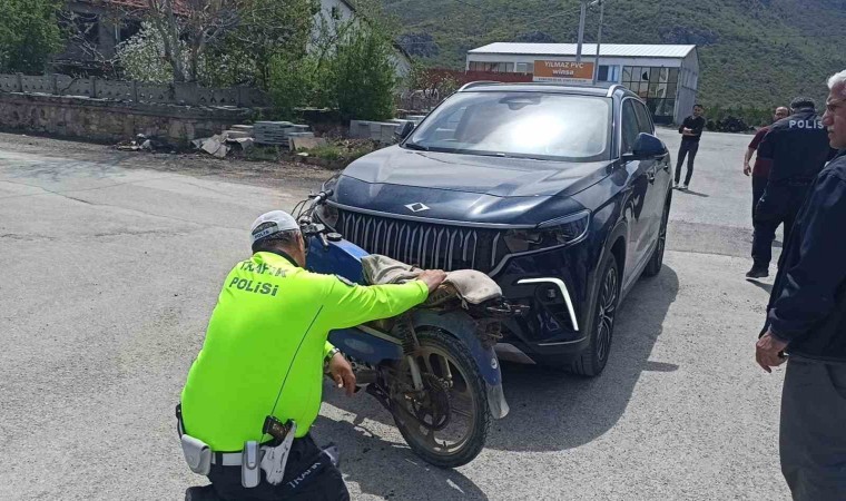 Konyada cip ile çarpışan motosikletin sürücüsü kurtarılamadı