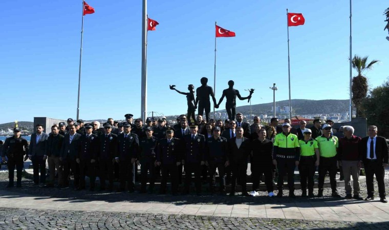 Kuşadasında Türk Polis Teşkilatının 179uncu kuruluş yıl dönümü kutlandı