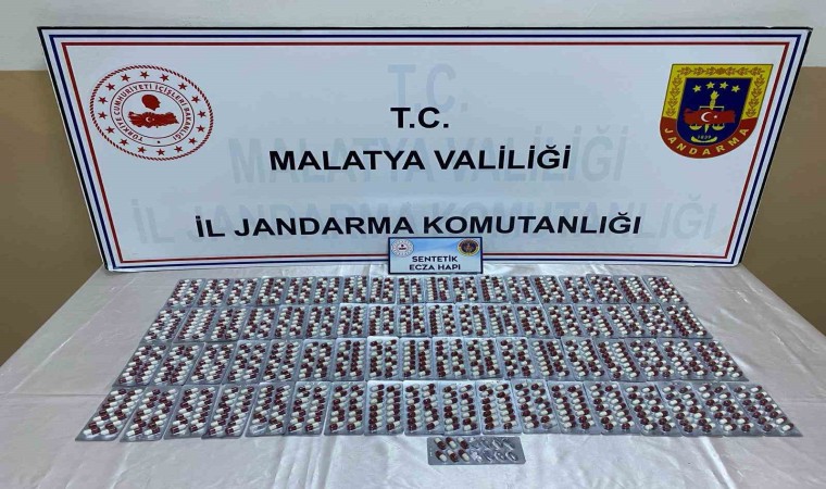 Malatyada binden fazla sentetik hap ele geçirildi